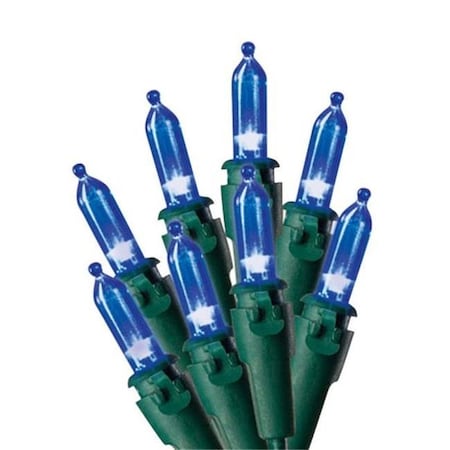 Celebrations Celebrations 40844-71 100 Blue LED Traditional Mini Light Set 9207168